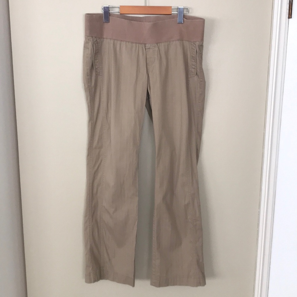 THYME MATERNITY Khakis Style Pants Belly Band